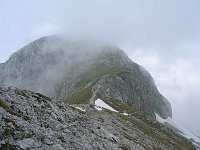 Vetta Ferrante tra le nebbie